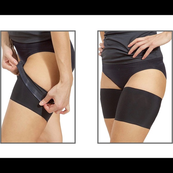 Bandelettes black solid, size c 25-26”, new still in package - Picture 2 of 3